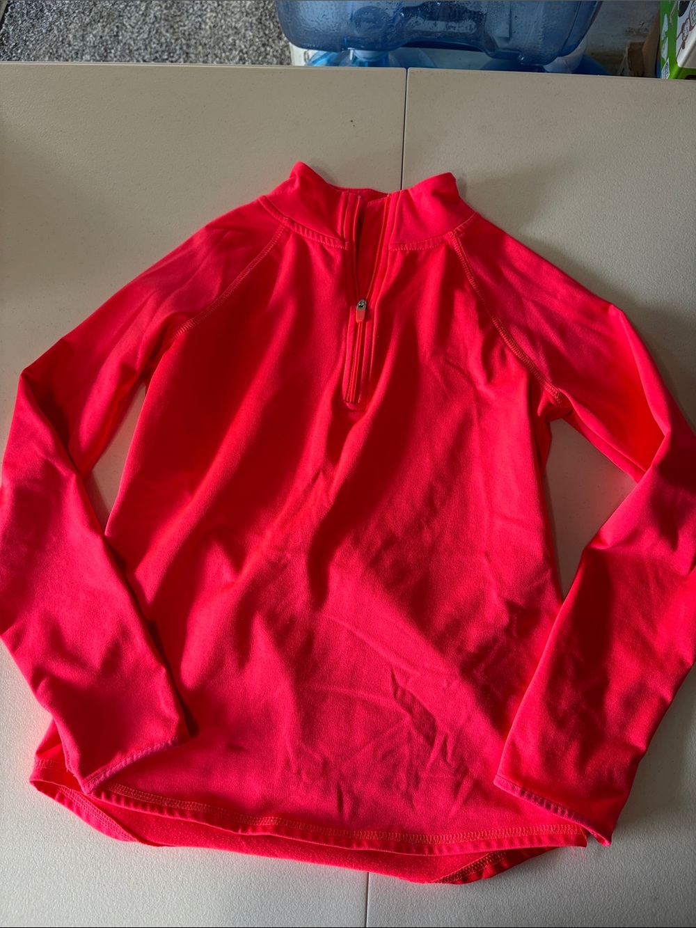 Justice Neon Pink Half-Zip Pullover